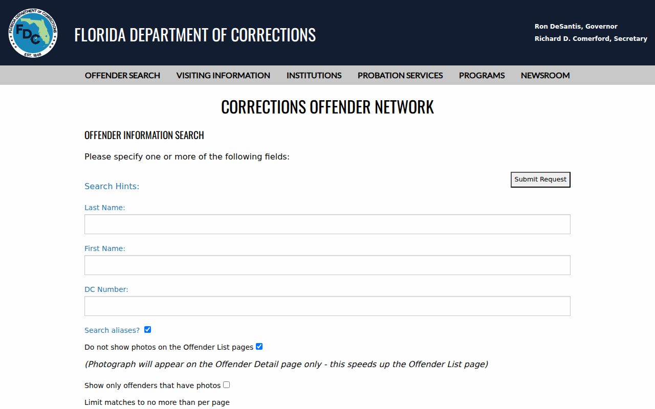 Florida corrections search distinguished from a Daytona Beach neighbors lookup