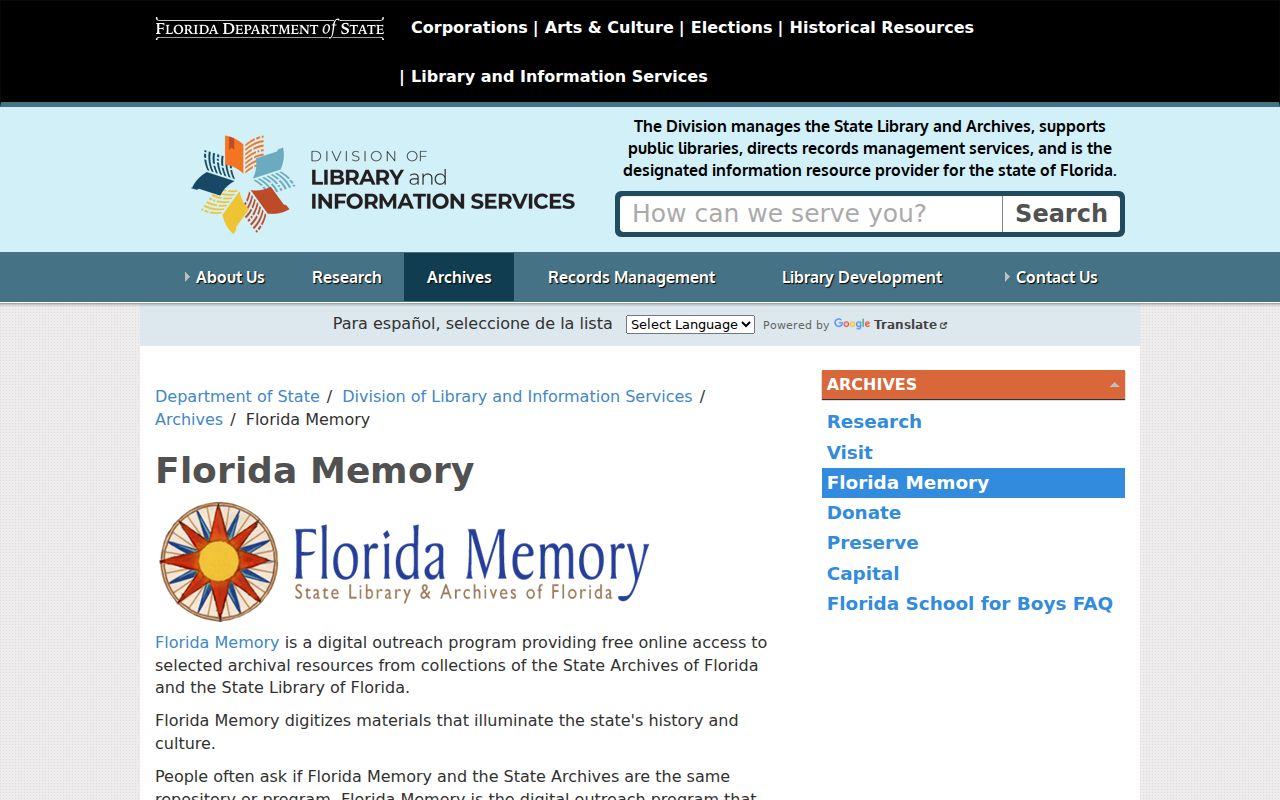 Florida Memory collections for Daytona Beach previous residents research